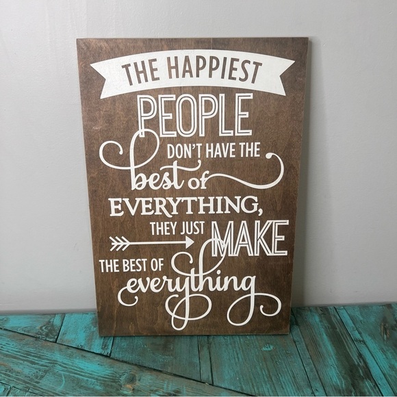 Handmade Rustic Wooden Sign - Picture 2 of 7